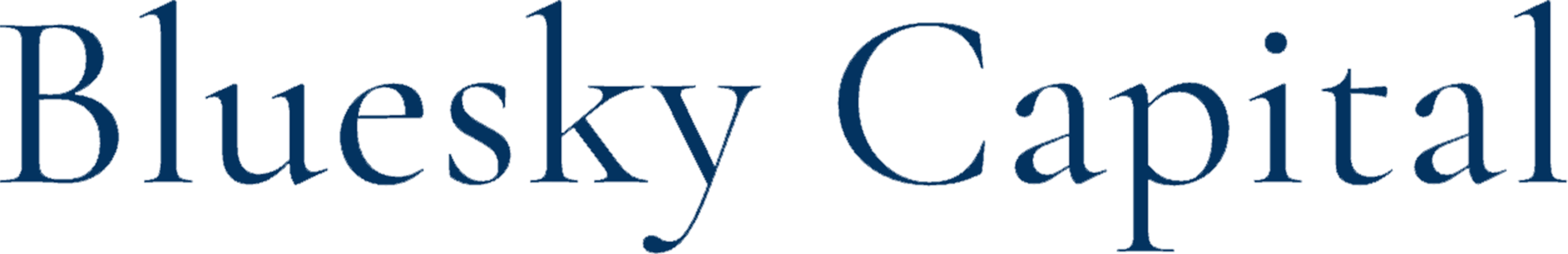Bluesky Capital Management | Lead investor Bluesky Capital Management | Lead investor